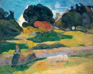 Flicka som valde grisar, 1889