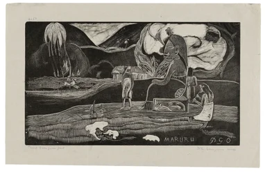 Maruru, Offerings of Gratitude, från Noa Noa, 1894