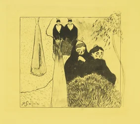 Gamla kvinnor i Arles, 1889