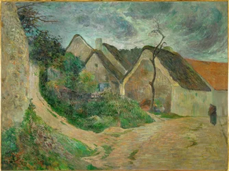 Osny, chemin montant (olja på duk)