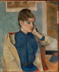 Porträtt av Madeleine Bernard (olja på duk)