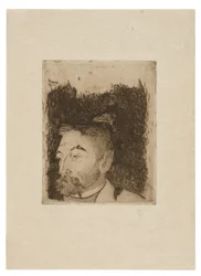 Porträtt av Stéphane Mallarmé