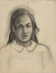 Porträtt av Tehamana, 1891-93