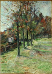 Route de Rouen II (olja på duk)