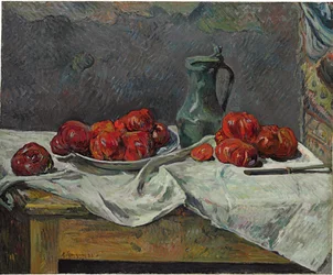 Stilleben med tomater, 1883
