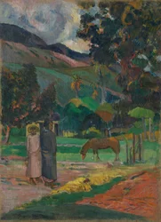 Tahitiska landskapet, 1892.