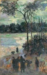 Branden vid flodbanken, 1886
