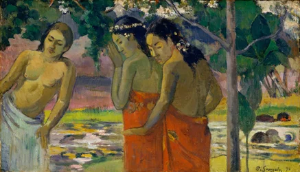 Tre tahitiska kvinnor, 1896.