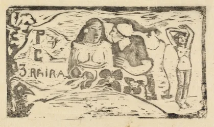 Titelsida för Le Sourire Titel på leendet, 1895 eller efter.