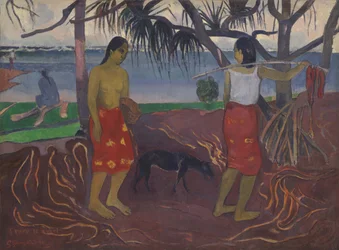 Under Pandanus