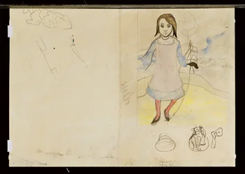 Ung flicka, 1889