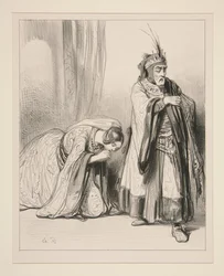 (Den unga prinsessan) Måste jag dö av smärta vid era fötter, herre...