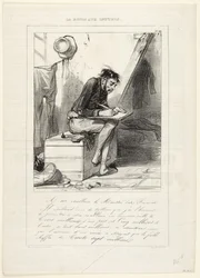 Nr 30 i serien ”La Boîte aux lettres” från Le Charivari