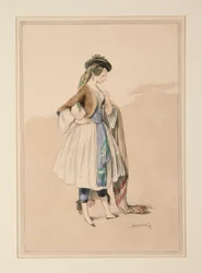 GAVARNI COSTUMES, utförda av Moreau,