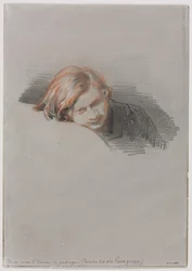 Chef för en ung mansstudie för LOiseau de passage, 1853.