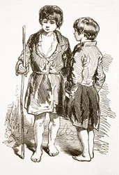 Herd boys of Iona, från "The Illustrated London News", 1849