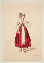 ITALIENISCHE. Wollkleid,...