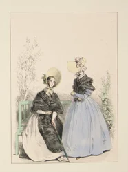 Juli 1837. Stråhattar. ...