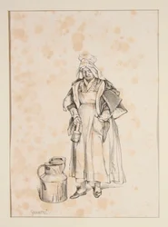 LAITIERE. Milkwoman.