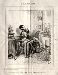 En ung mans liv, 1842.