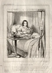 Skådespelerskorna: Vid den lilla soluppgången..., 1843.
