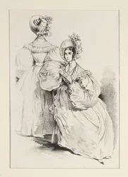 MAJ 1836. Klänningar av jaconet. ...