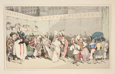 MASKERAD. Förklädnader (sic) av Gavarni, utgivna 1828, 1829 och 1830.