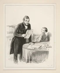 Mamma skrev till monsieur Prosper och pappa såg brevet...