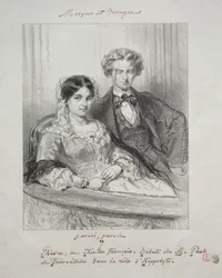 Masker och ansikten: Paric, par-la: Phèdre at the Théâtre-Francais..., 1857-1858.