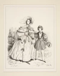 MORGONNEGLIGÉ. 1835.