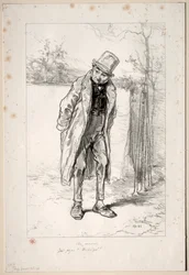 Physionomies Parisiennes: Au Marais. Här, Azor! här!, 1857-58.