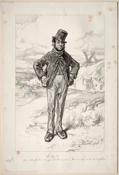 Physionomies Parisiennes: Måndagen, 1857-58.