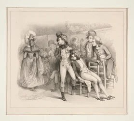 En vacker kvinna år 1790