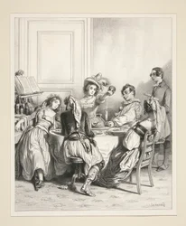 EN LUNCH, vid gryningen.