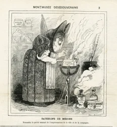 Illustration av Hadol (1835-1875) i The Charivari