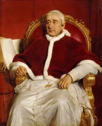 Porträtt av påven Gregorius XVI 1765-1846
