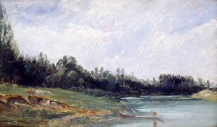Landskap vid vattenkanten, c1823-1869