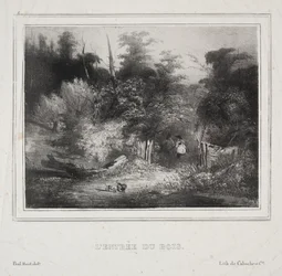 Landscapes: The Entrance of a Forest, 1829.