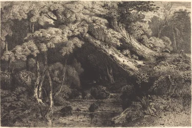 Saint-Pierre Stream nära Pierrefond