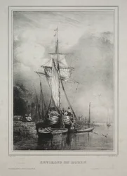 Sex marinsoldater: Environs of Rouen, Frankrike