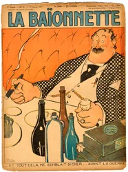 Omslag till "" La Baionnette", Satirical in Colors