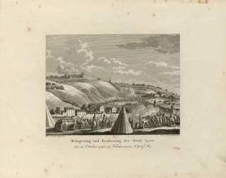 Belägring och intagande av staden Lyon: 9 oktober 1793, 1816-1818.