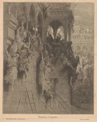 Val van Antiochie Massacres of Antioch (titel på objekt)