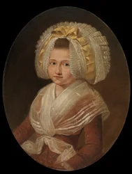 Porträtt av Maria Speybrouck (olja på duk)
