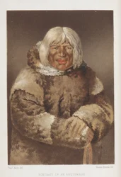Porträtt av en eskimå, pub. 1859
