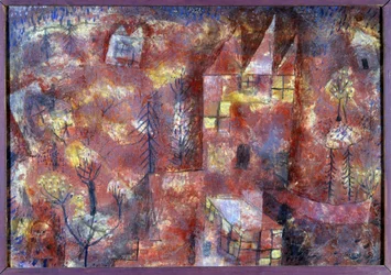 Landskap med barnet (pastell)