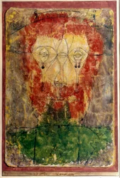 Lomolarm-målning av Paul Klee (1879-1940) (ec.suiss.) 1923 (olja på duk)