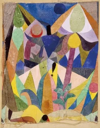Milt tropiskt landskap. 1918