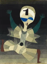 Löpare vid målet, 1921.