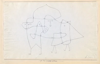 En grupp stängd Enlacés en un groupe, 1930.